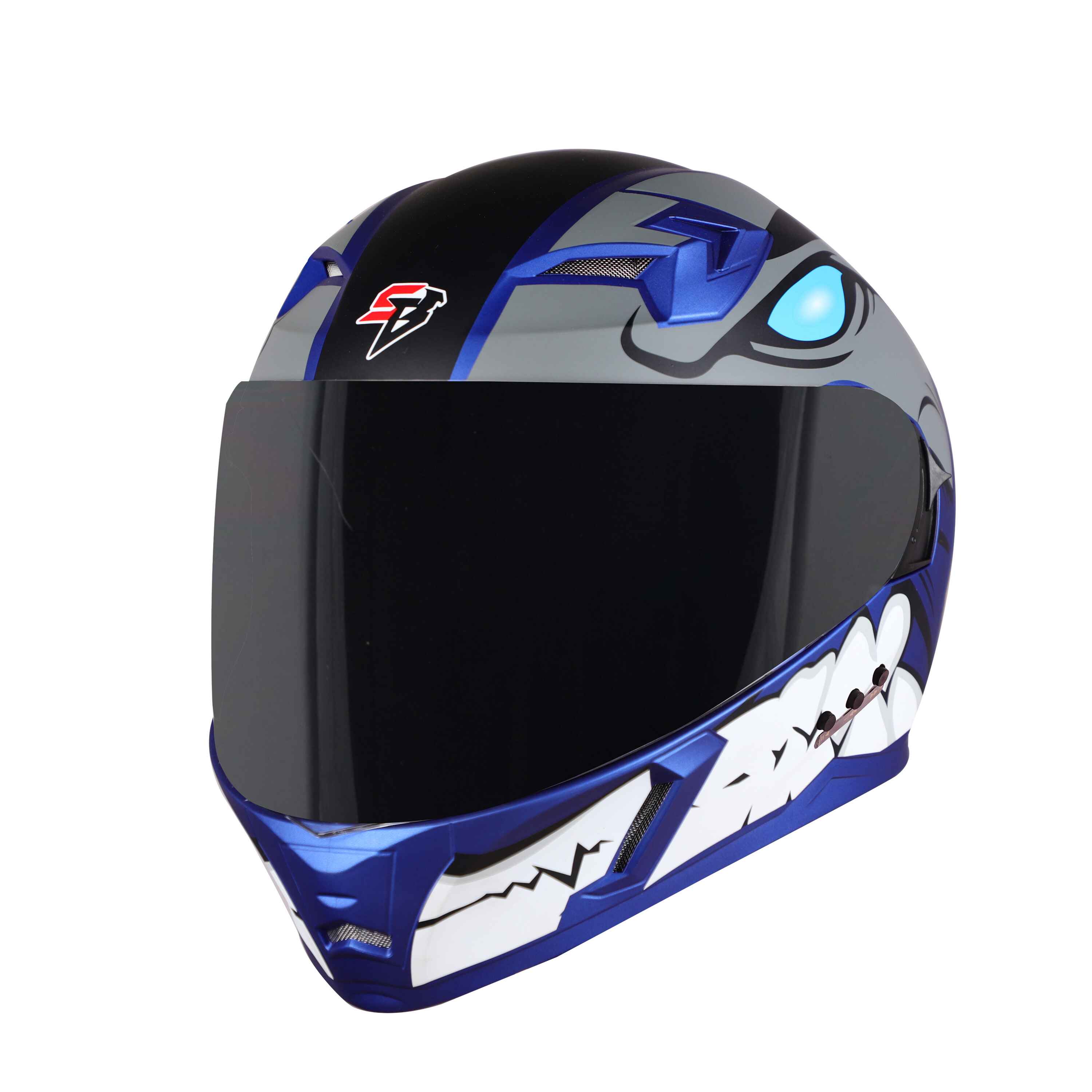 SBA-21 ISS BT BORN READY GLOSSY BLACK WITH BLUE 