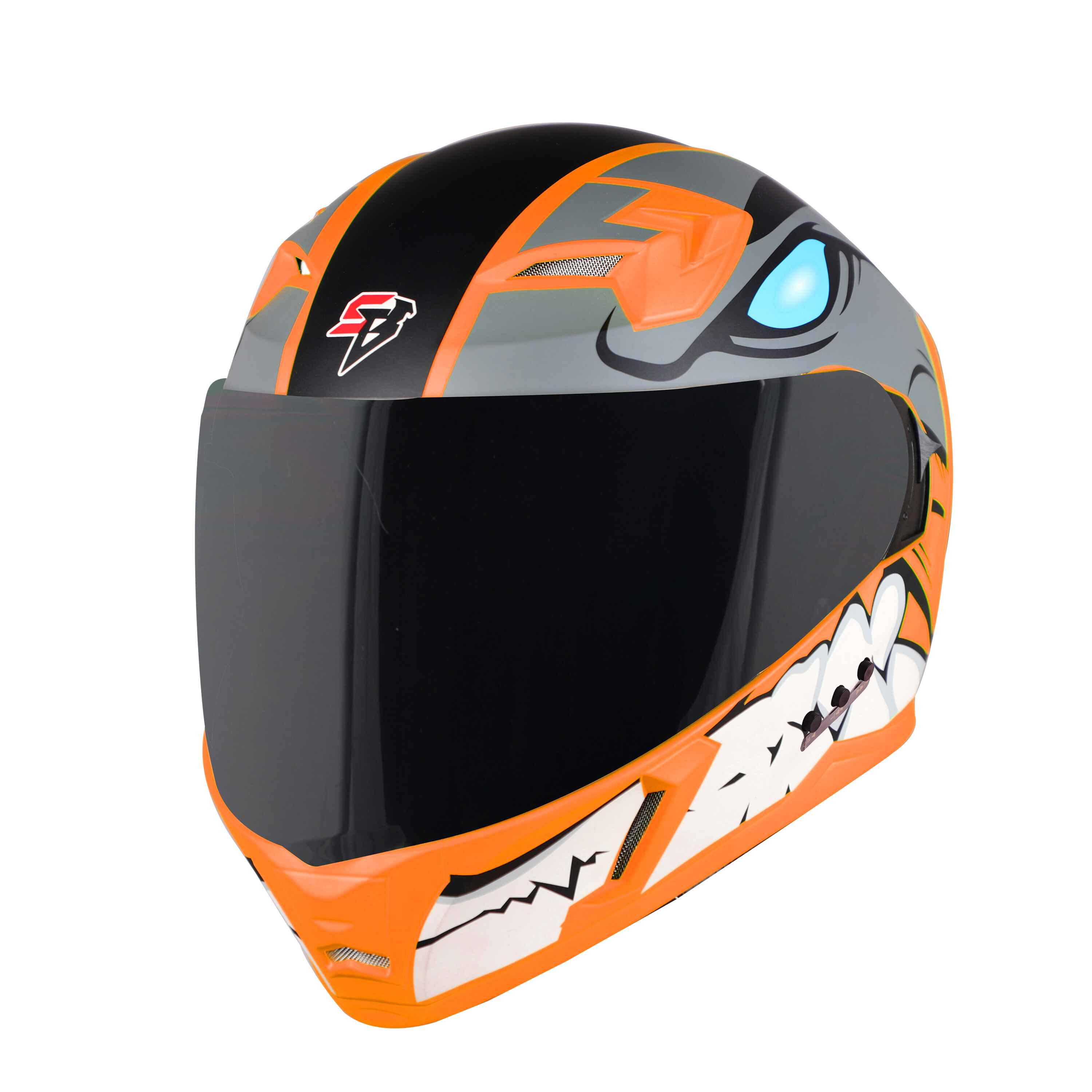 SBA-21 ISS BT BORN READY GLOSSY BLACK WITH ORANGE