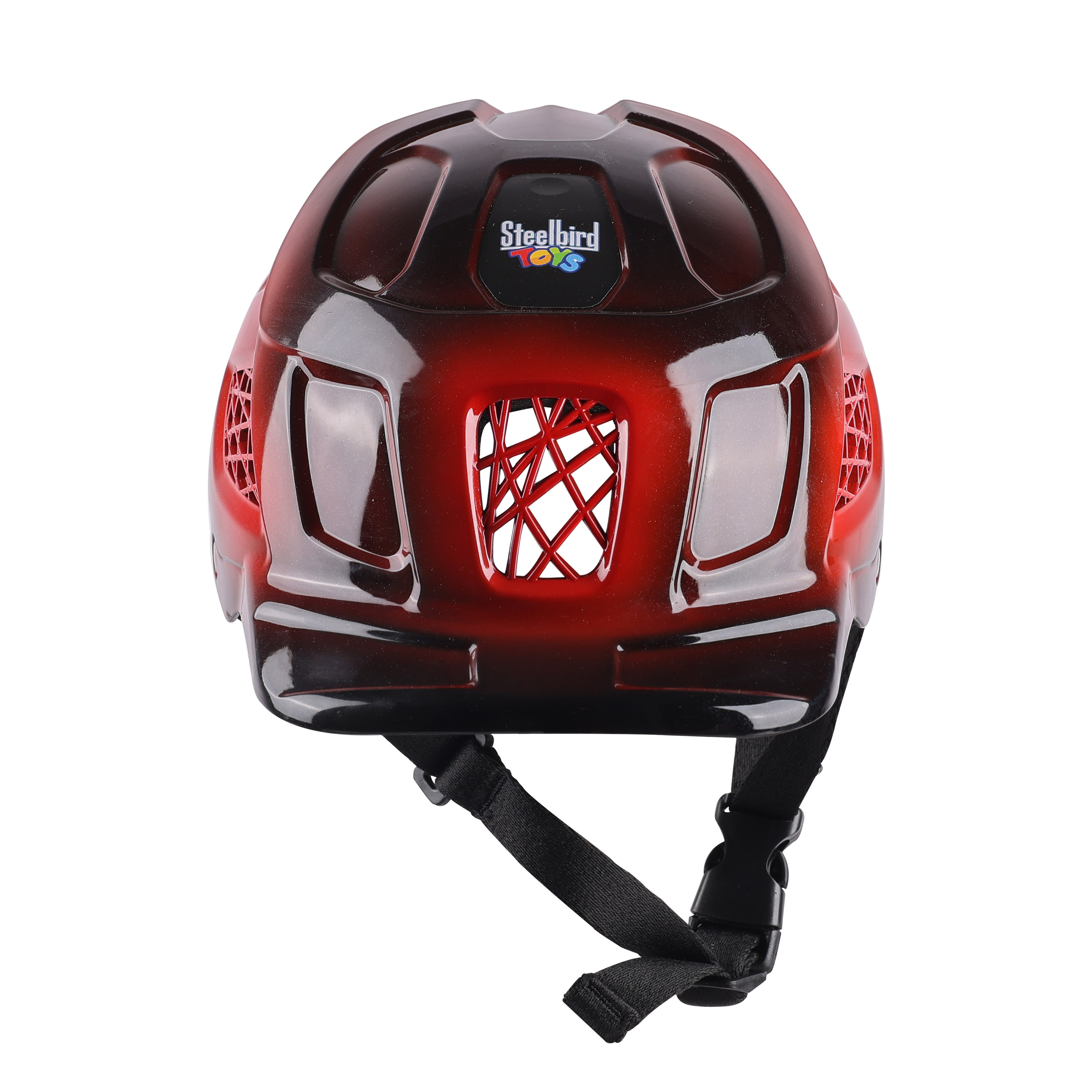 Premium Skating / Cycling Helmet -Black With Sports Red