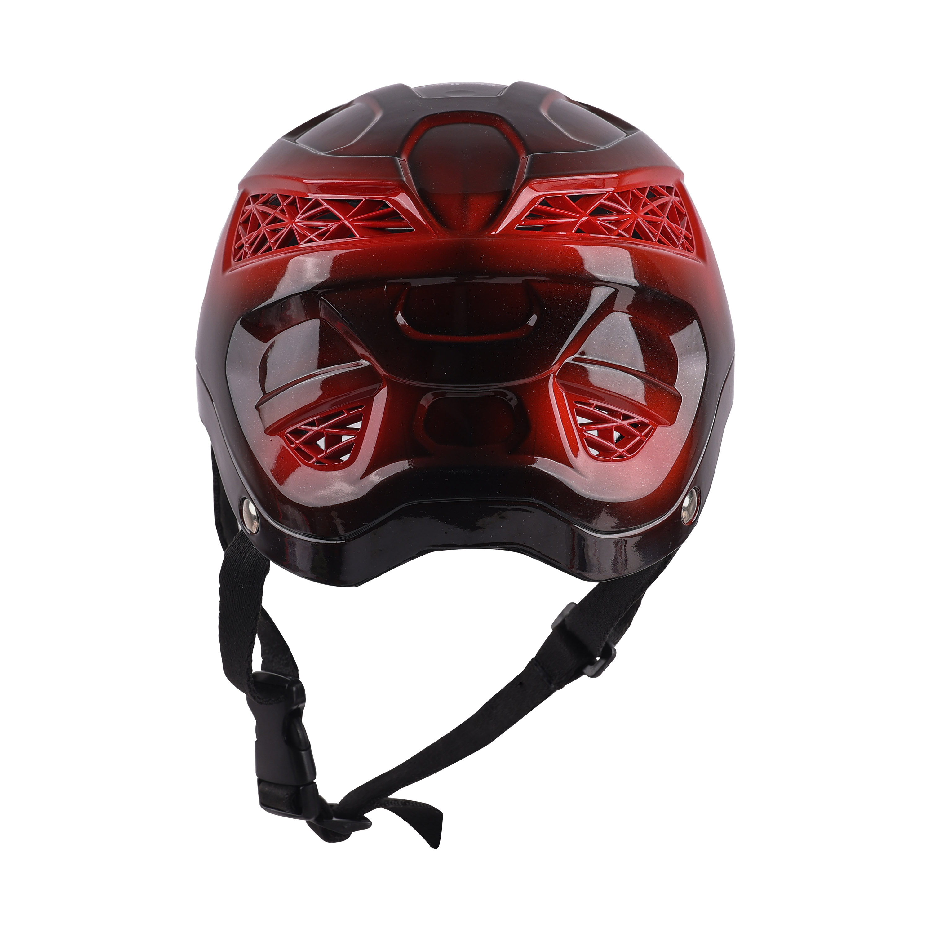 Premium Skating / Cycling Helmet -Black With Sports Red