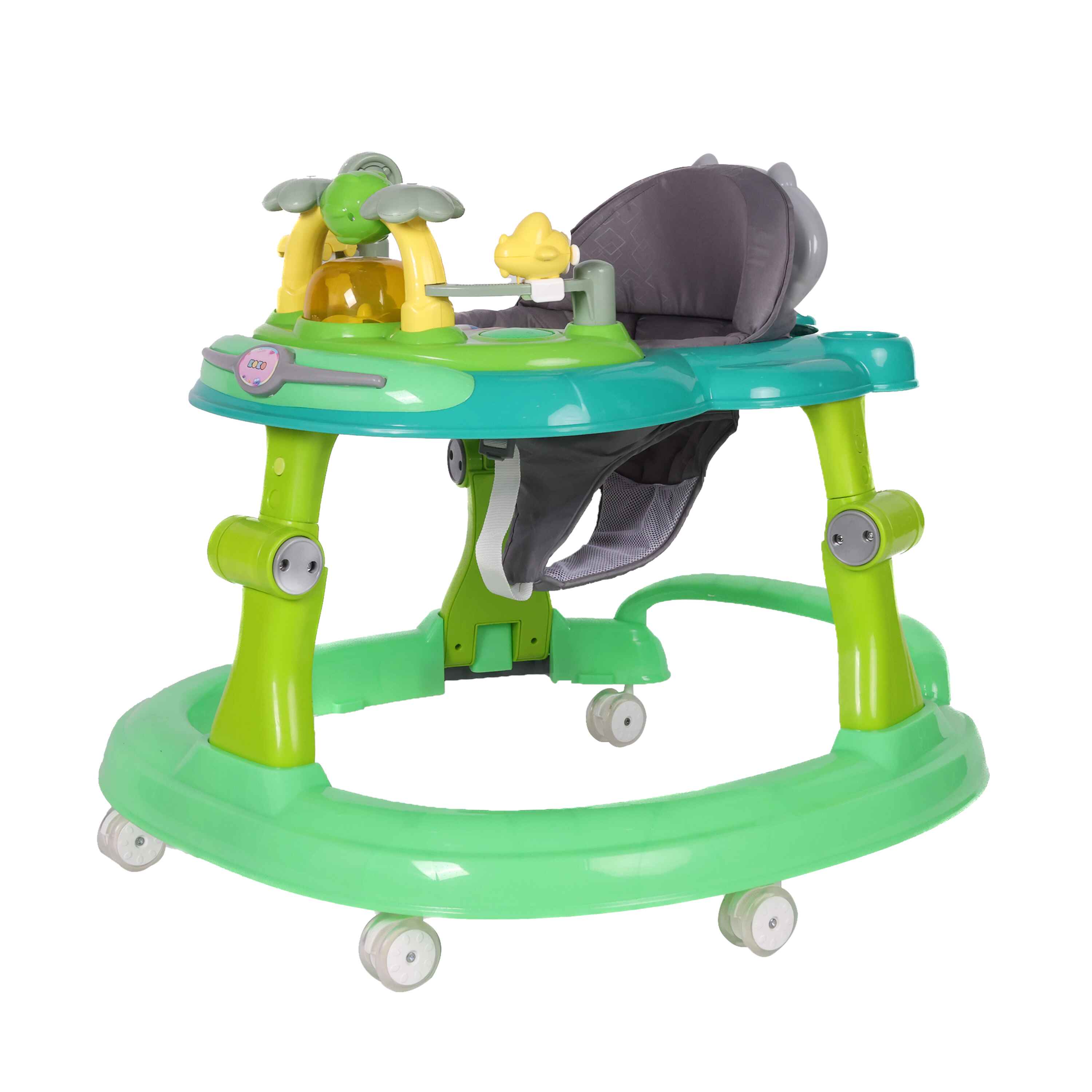 Koko Twita Baby Walker with Push Handle - Green