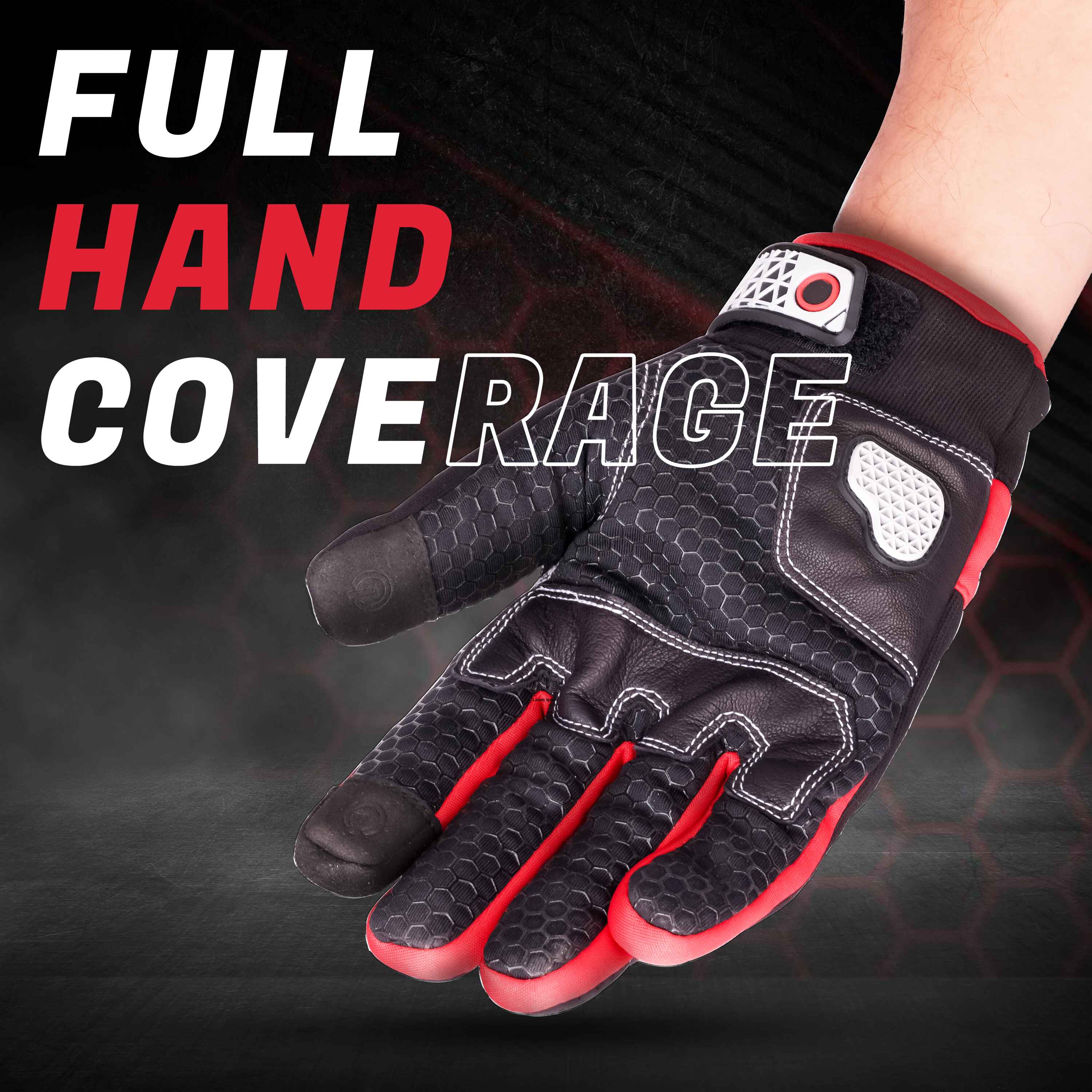 Steelbird Fighter Gloves-Red