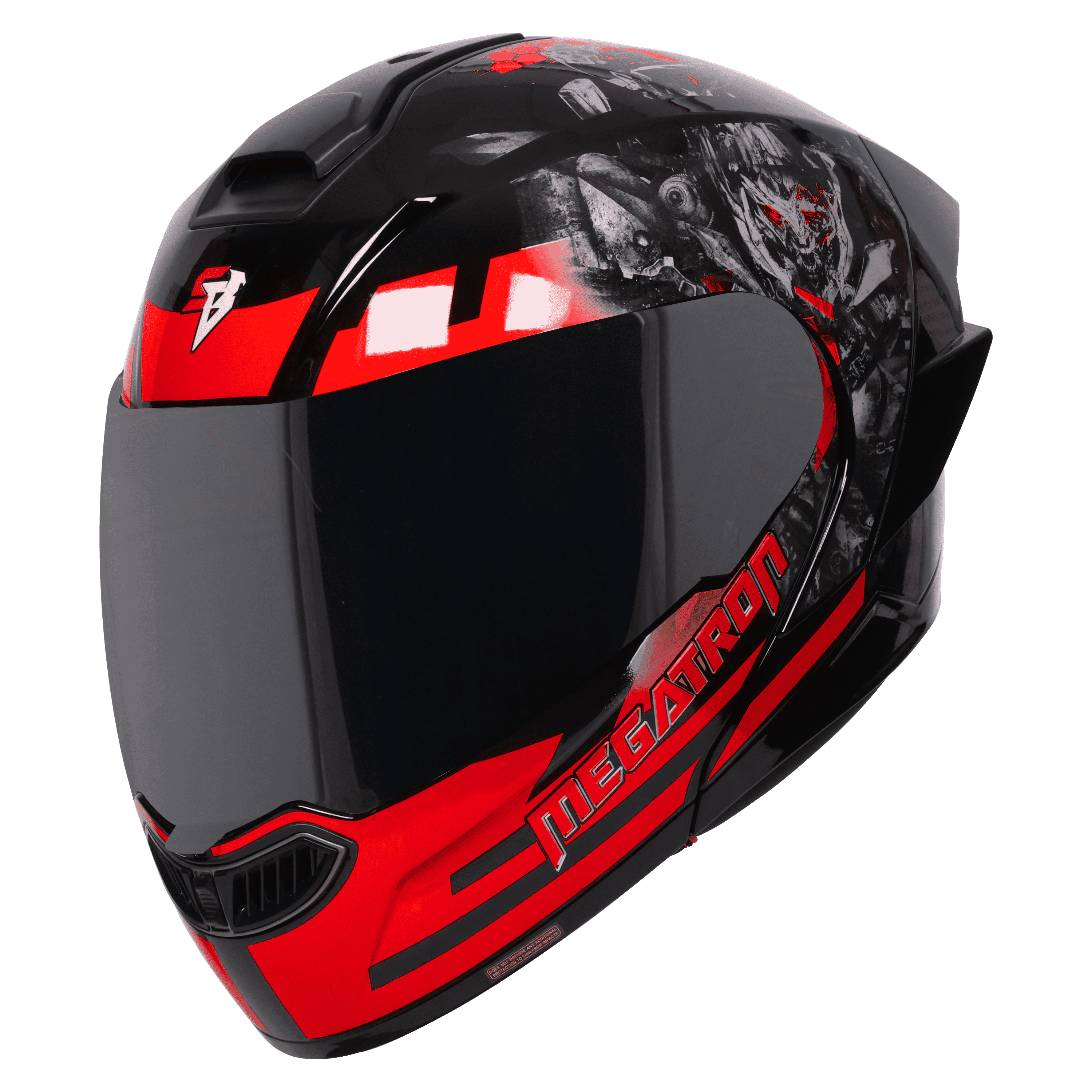 SBA-8 ISS MEGATRON GLOSSY BLACK WITH RED 