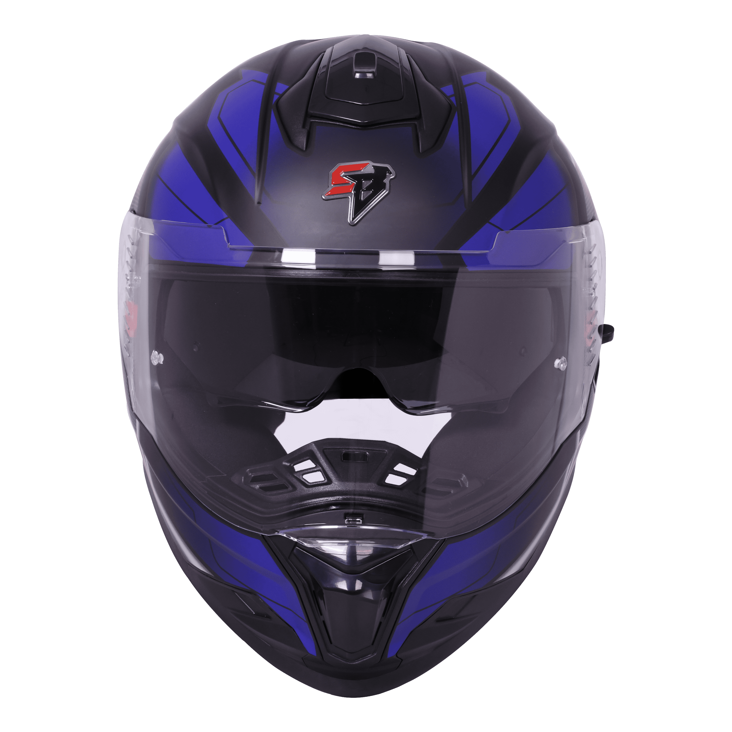 SBH-57 ISS FIGHTER F3 GLOSSY BLACK WITH BLUE