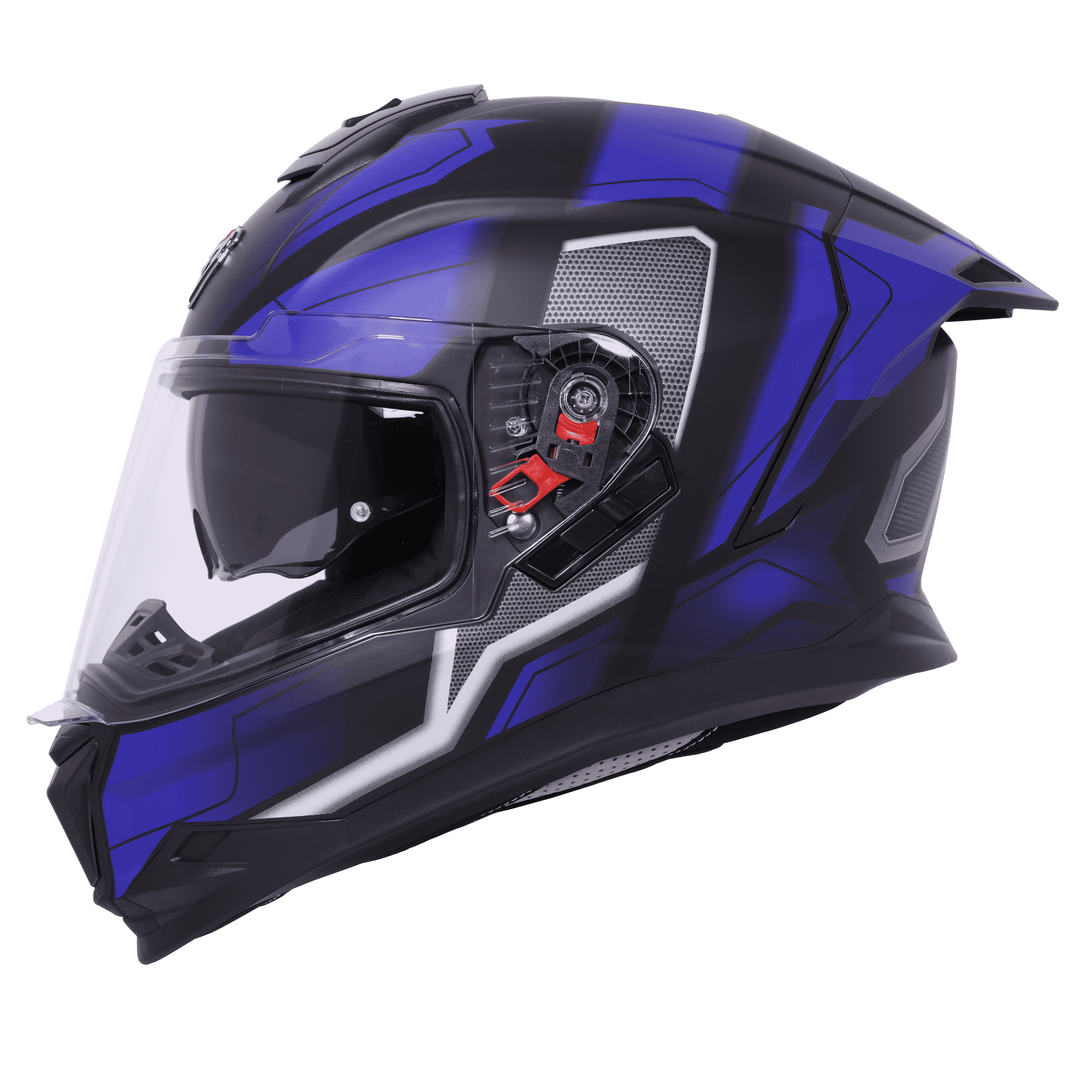 SBH-57 ISS FIGHTER F3 GLOSSY BLACK WITH BLUE