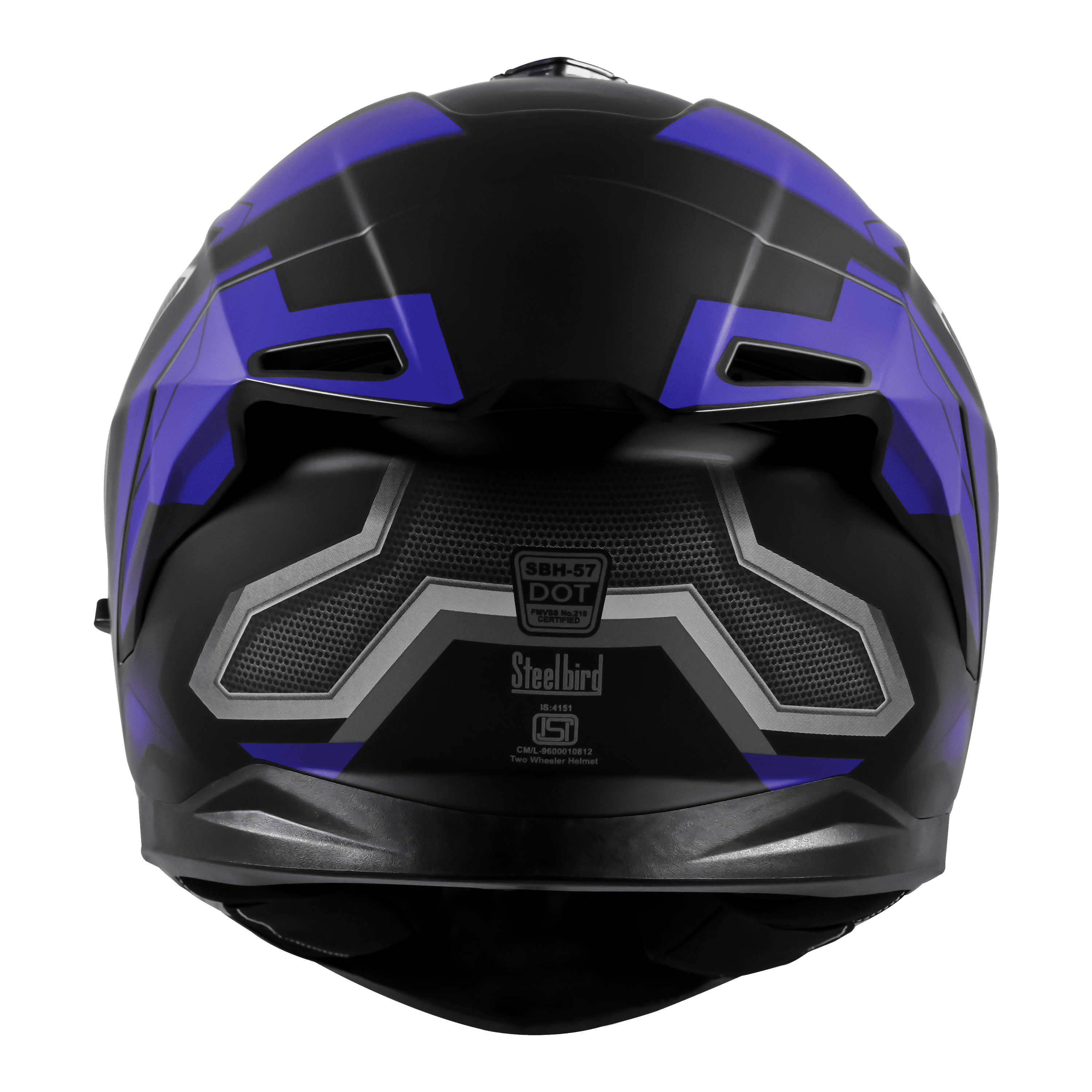 SBH-57 ISS FIGHTER F3 GLOSSY BLACK WITH BLUE