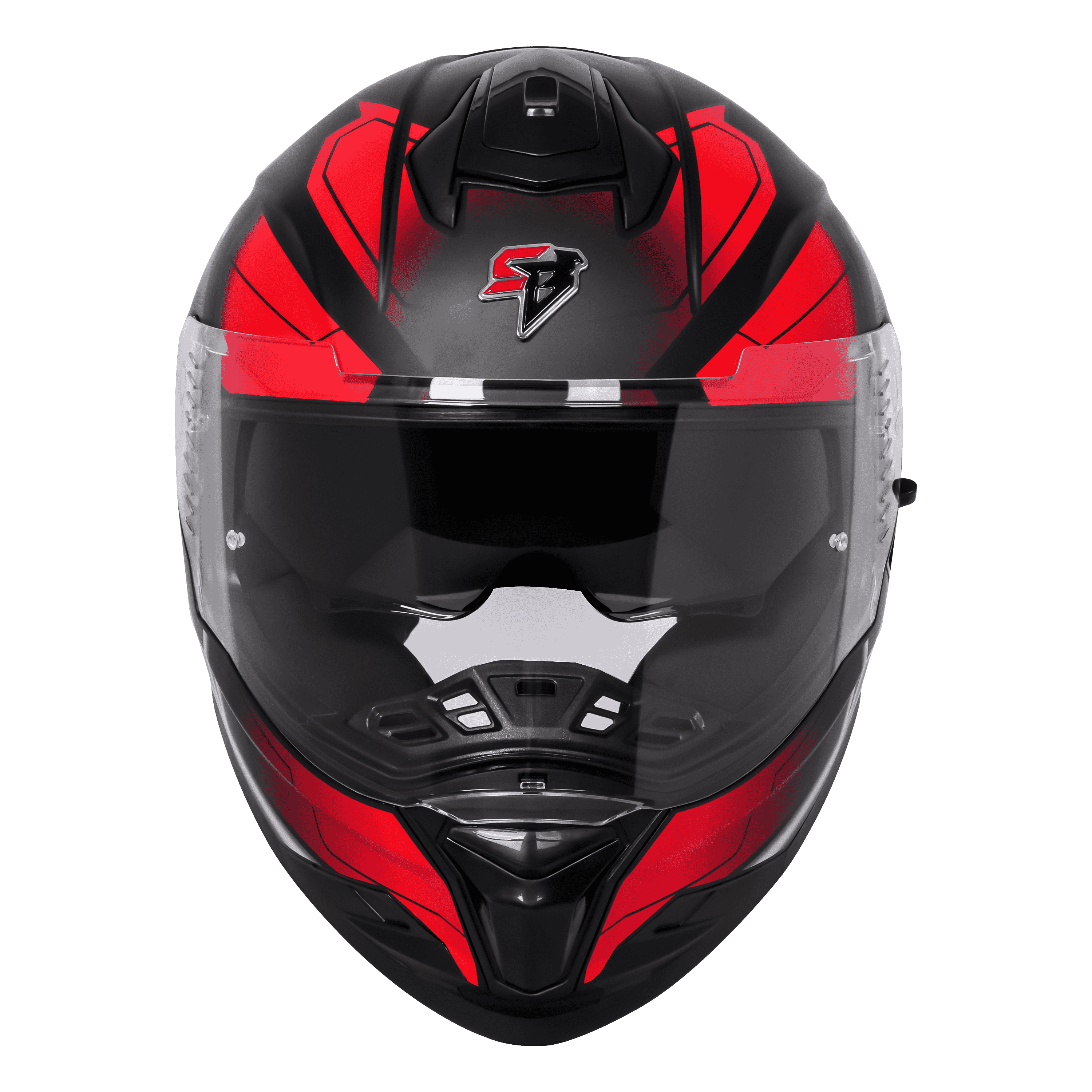 SBH-57 ISS FIGHTER F3 GLOSSY BLACK WITH RED