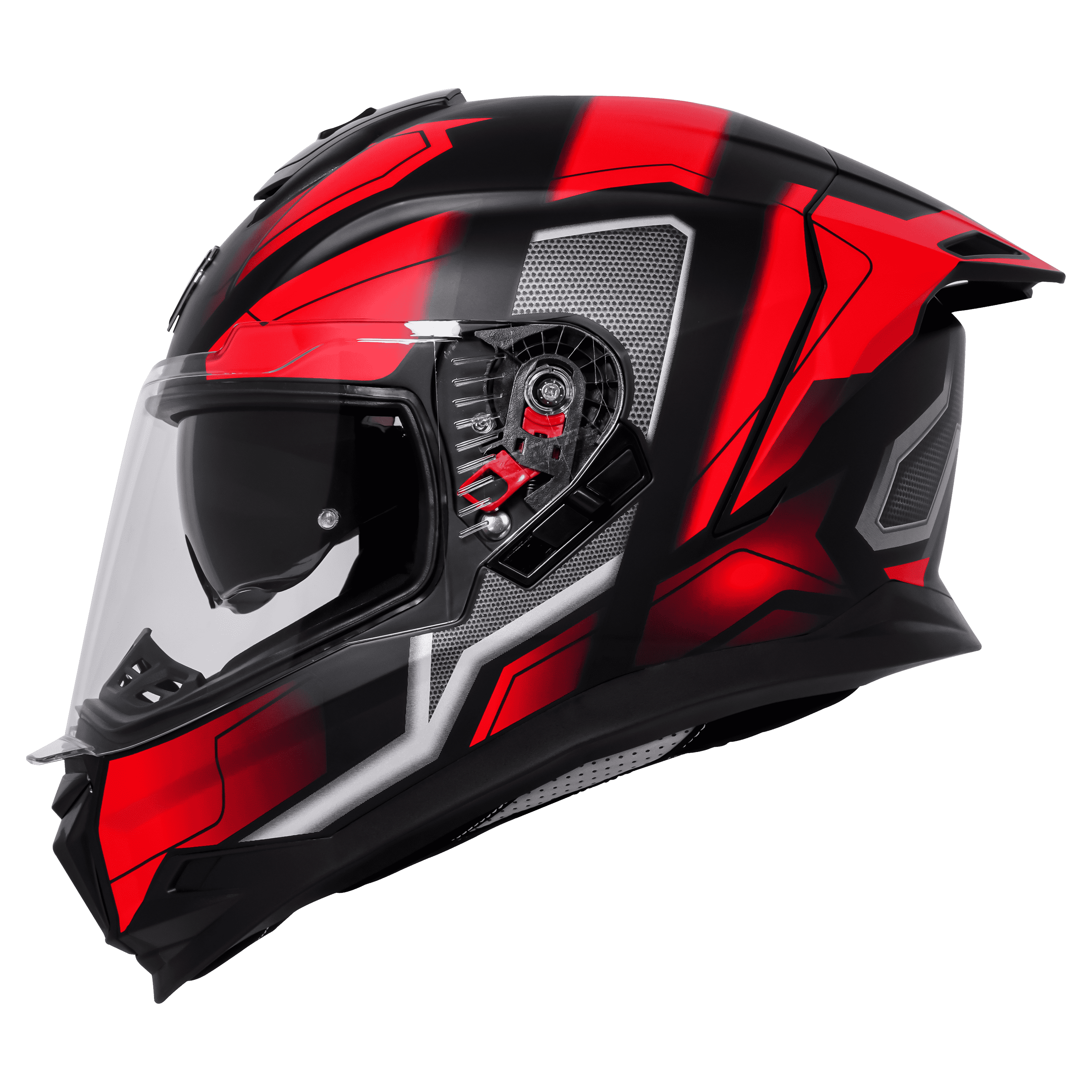 SBH-57 ISS FIGHTER F3 GLOSSY BLACK WITH RED