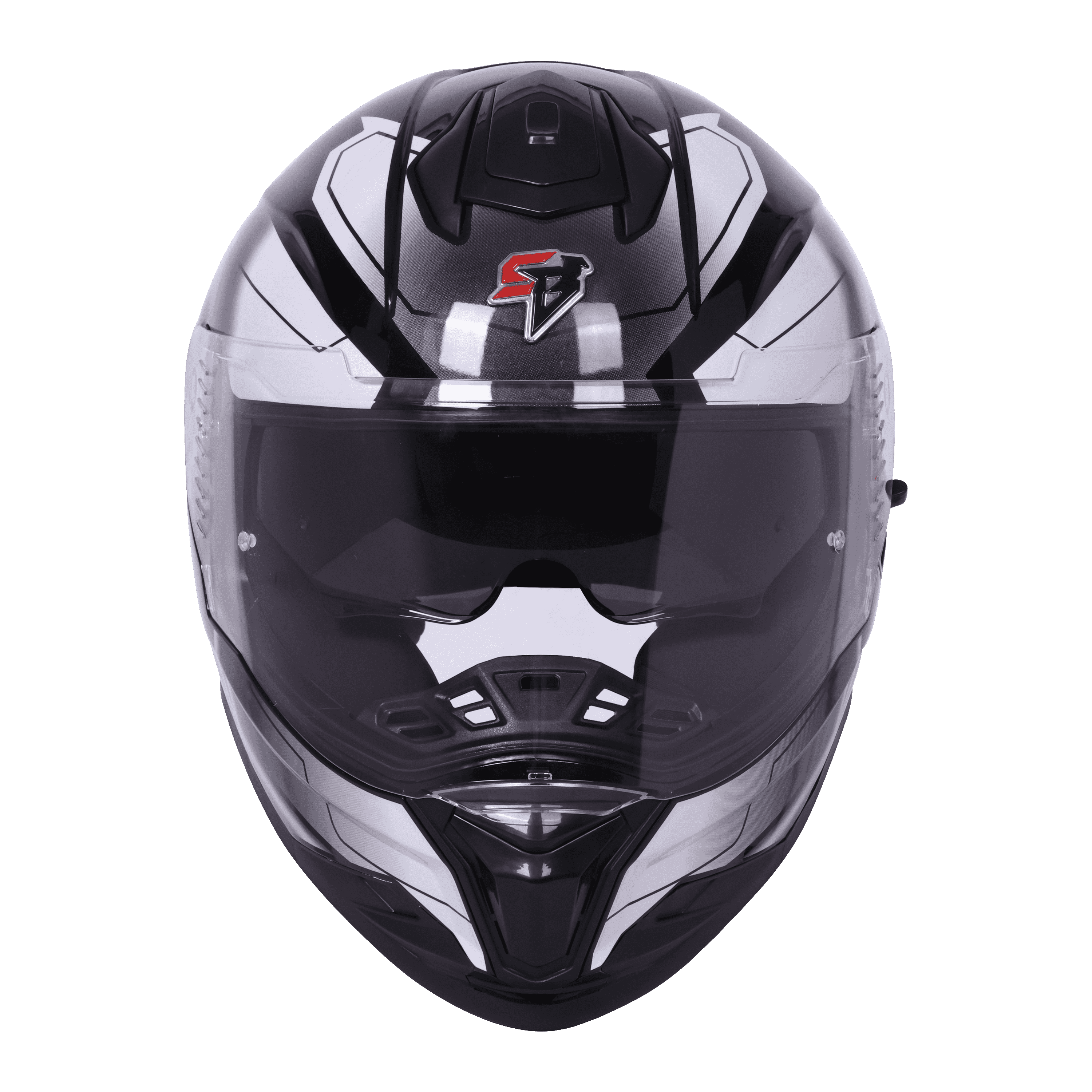 SBH-57 ISS FIGHTER F3 GLOSSY BLACK WITH WHITE