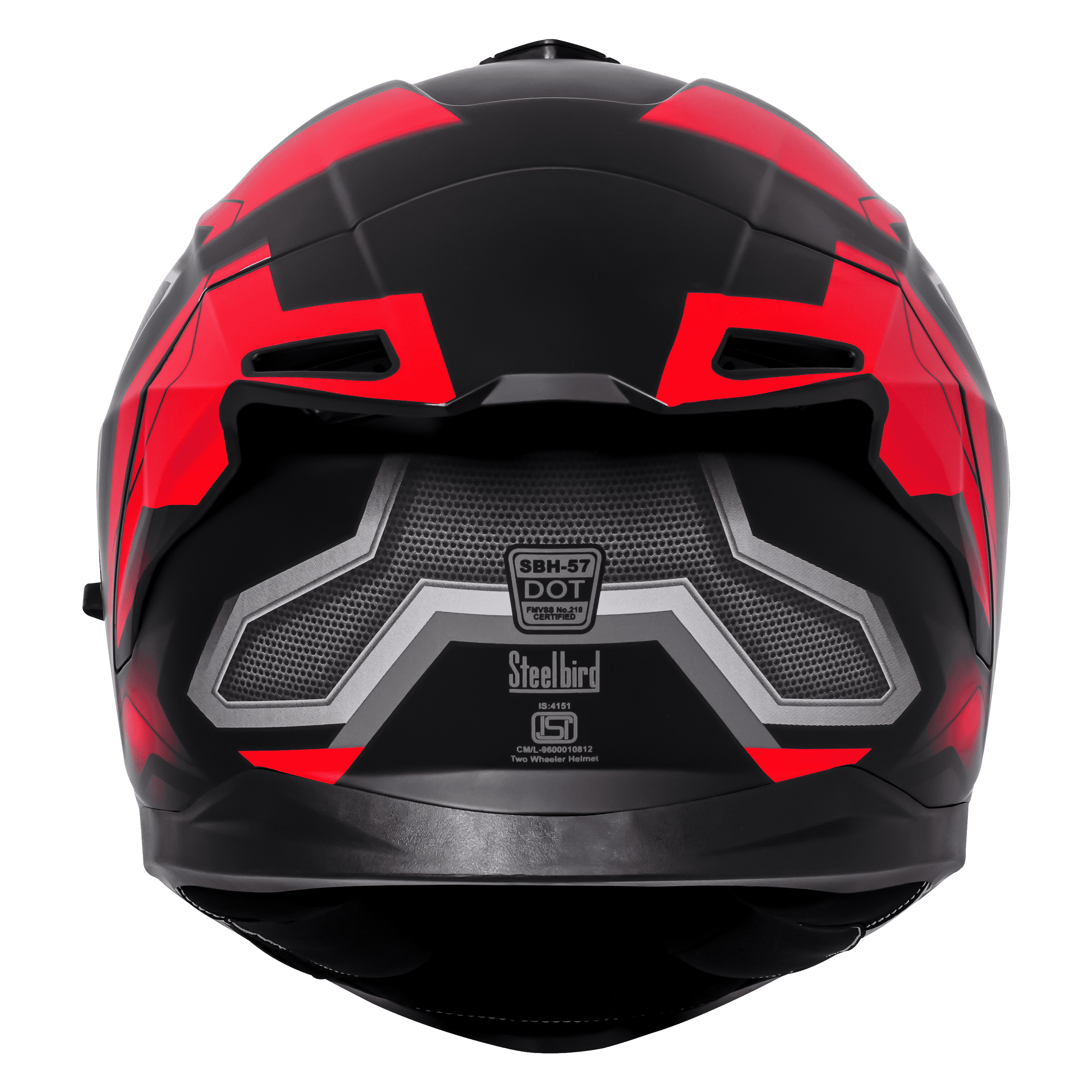 SBH-57 ISS FIGHTER F3 GLOSSY BLACK WITH RED