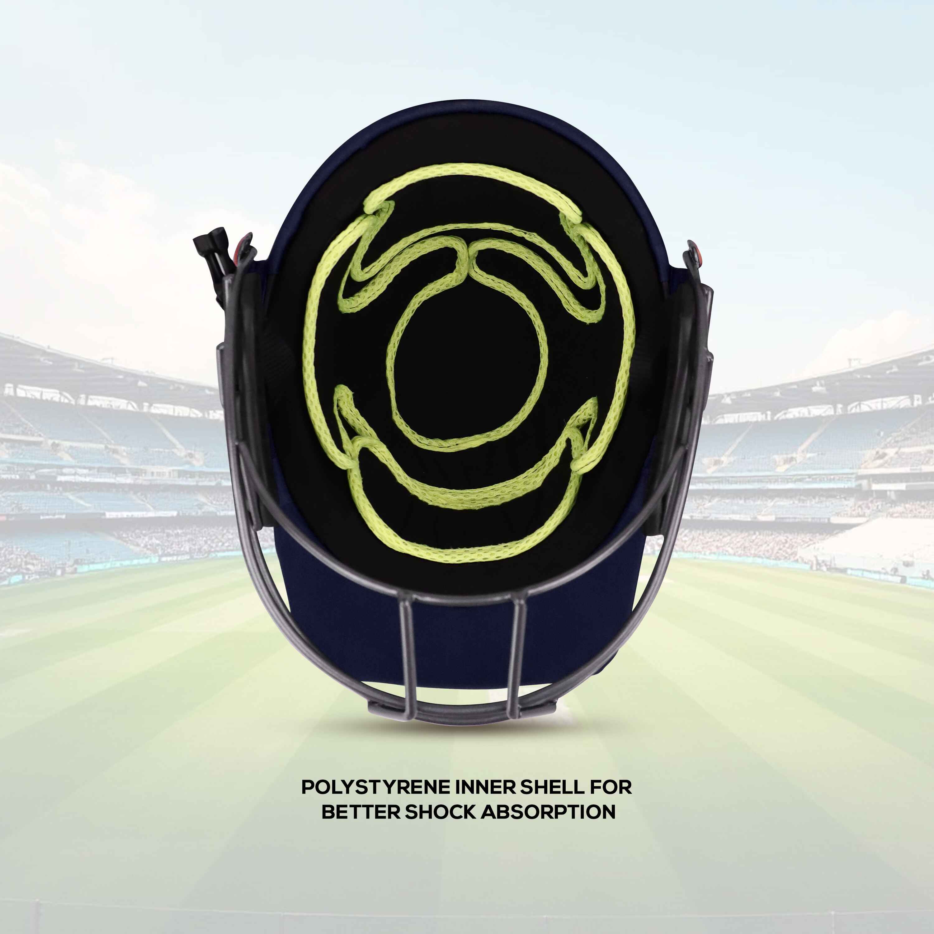 HITZ Cricket Helmet Blue Fabric 