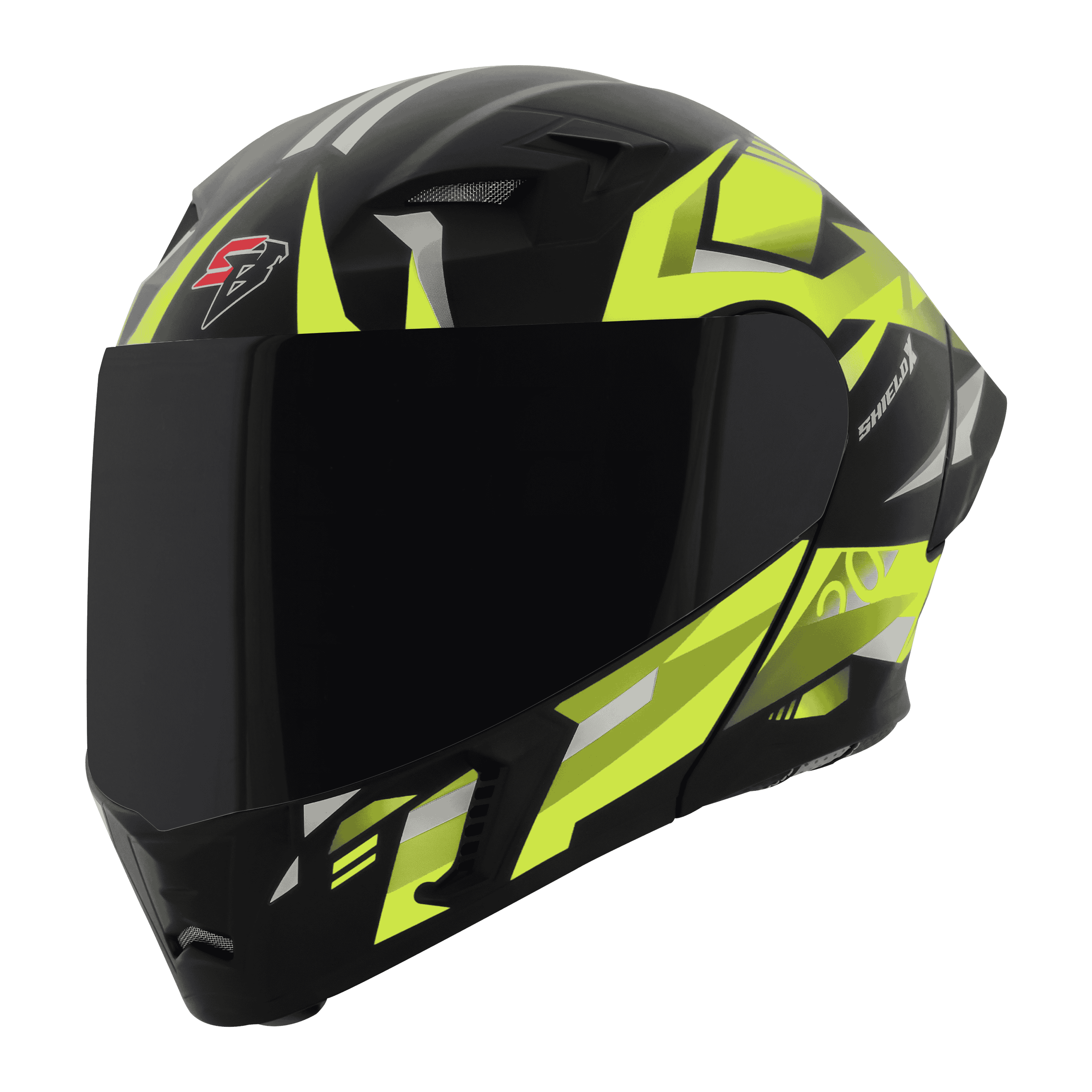 SBA-20 SHIELD X GLOSSY BLACK WITH NEON