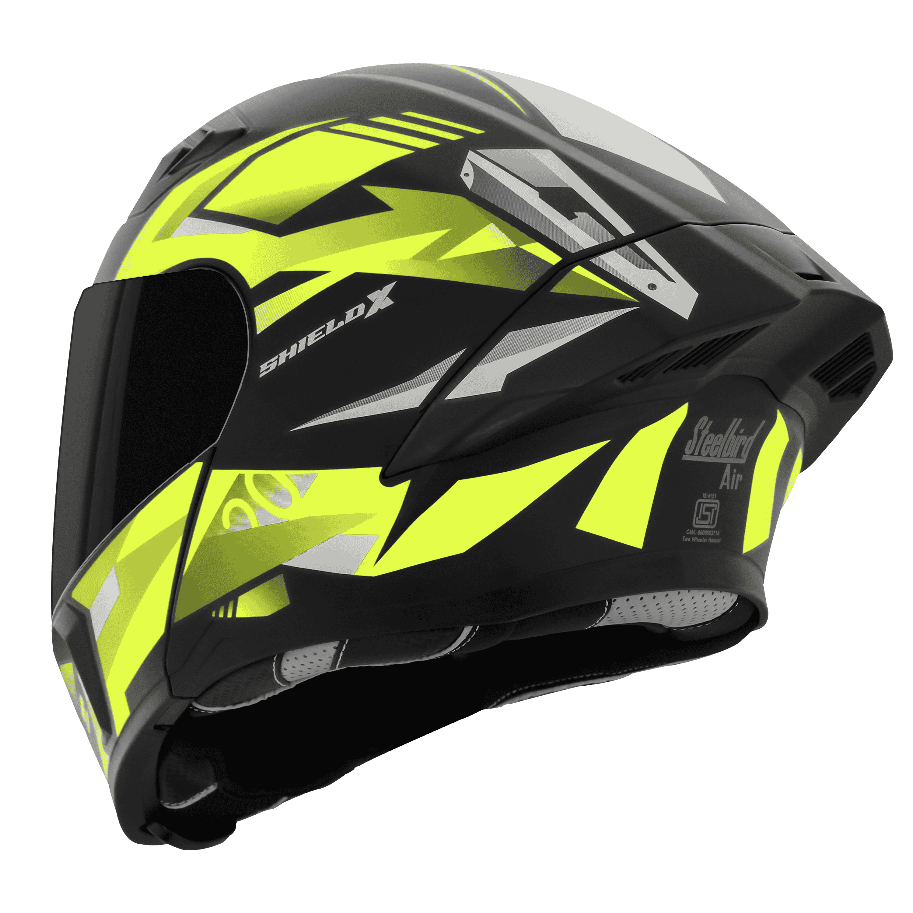 SBA-20 SHIELD X GLOSSY BLACK WITH NEON