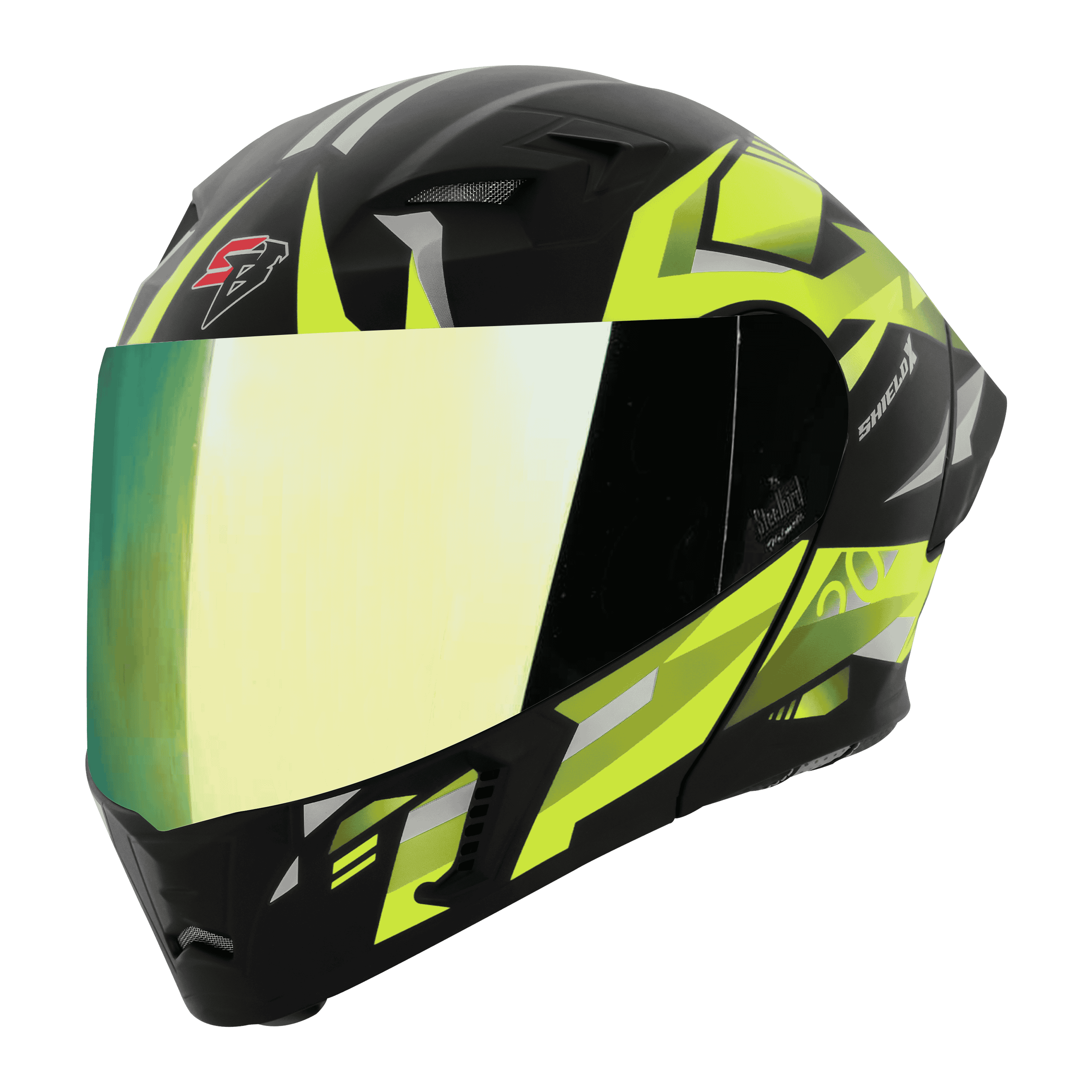 SBA-20 SHIELD X MAT BLACK WITH NEON