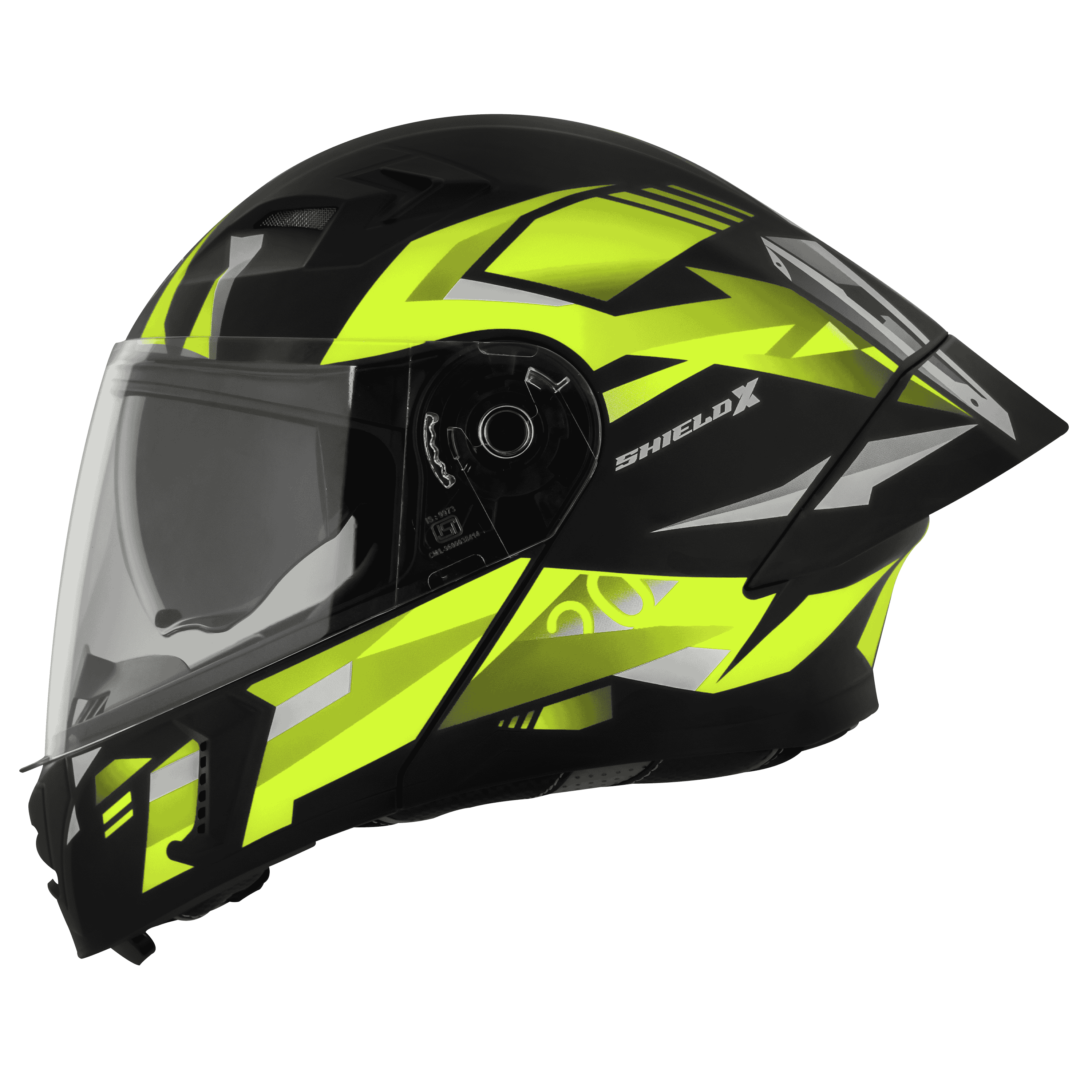 SBA-20 ISS SHIELD X GLOSSY BLACK WITH NEON