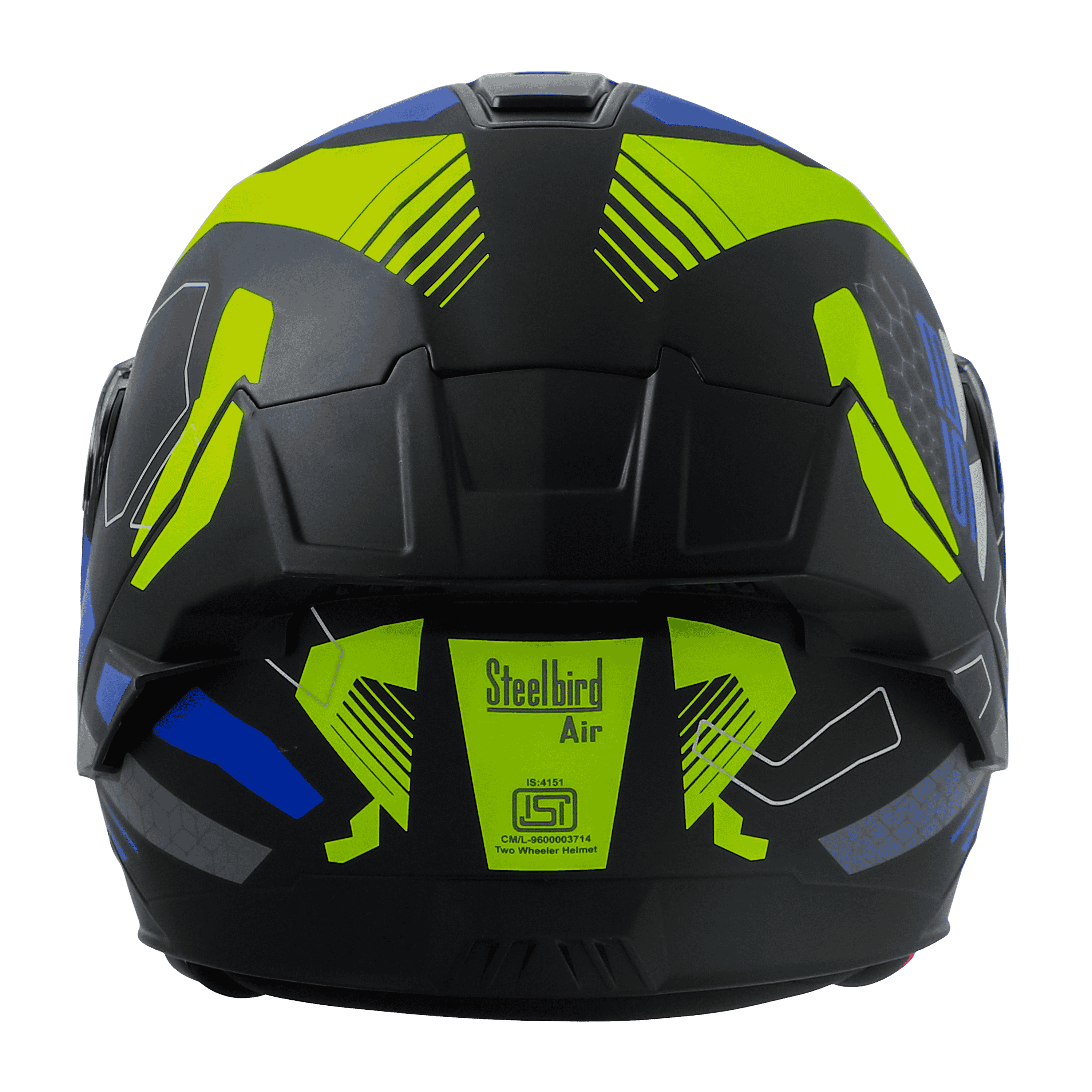 SBA-8 ZAGGY GLOSSY BLACK NEON BLUE