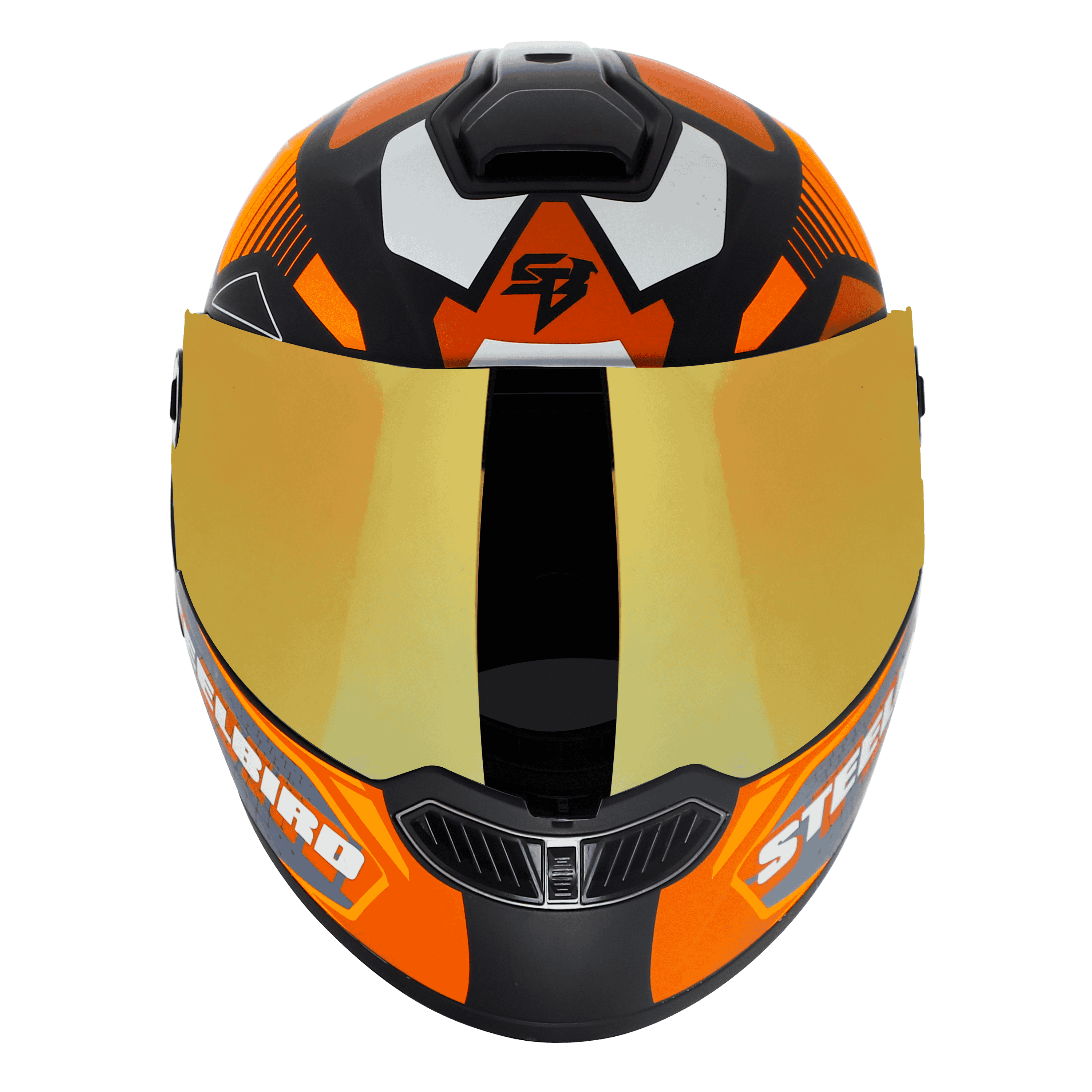 SBA-8 ZAGGY GLOSSY BLACK ORANGE YELLOW 