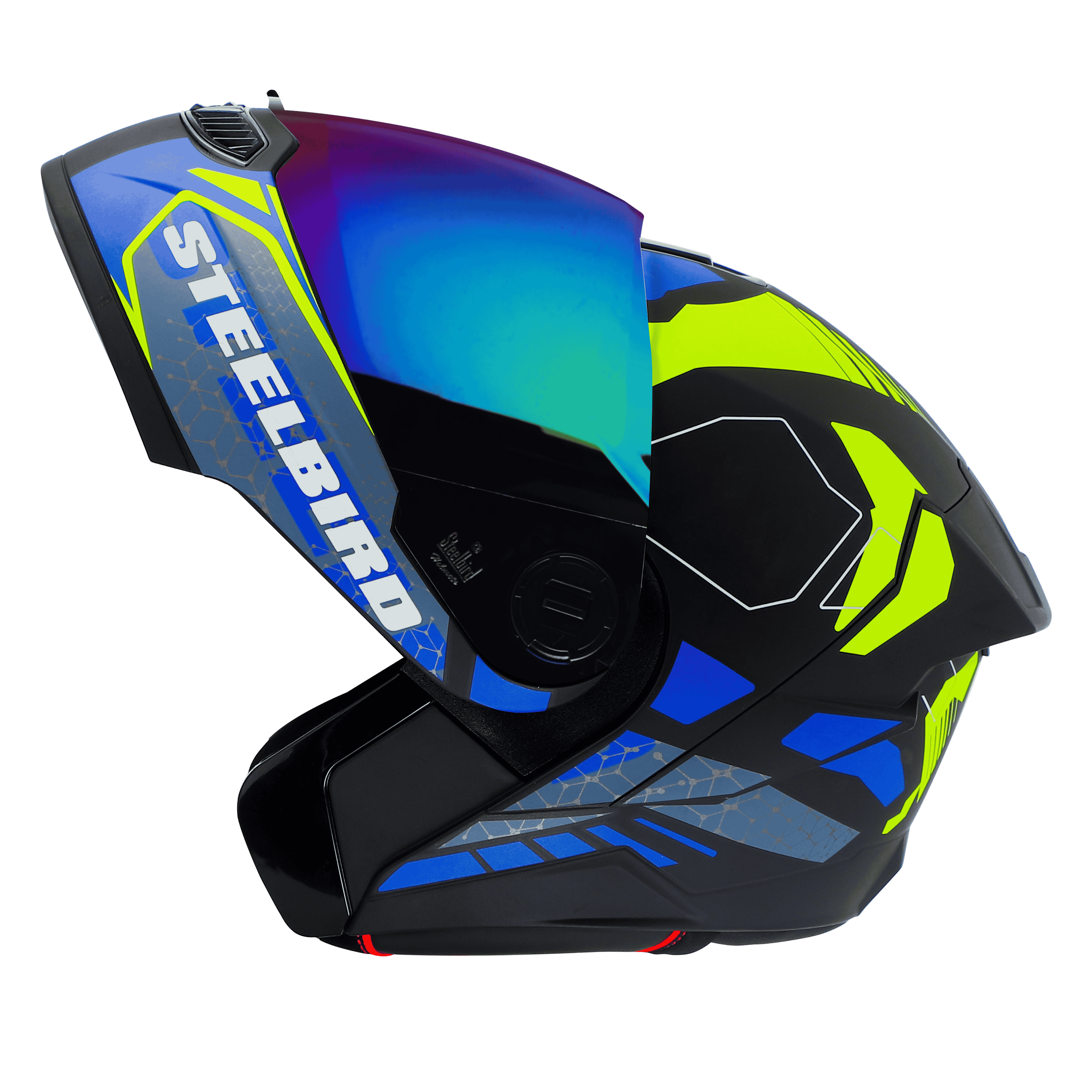 SBA-8 ZAGGY MAT BLACK NEON BLUE