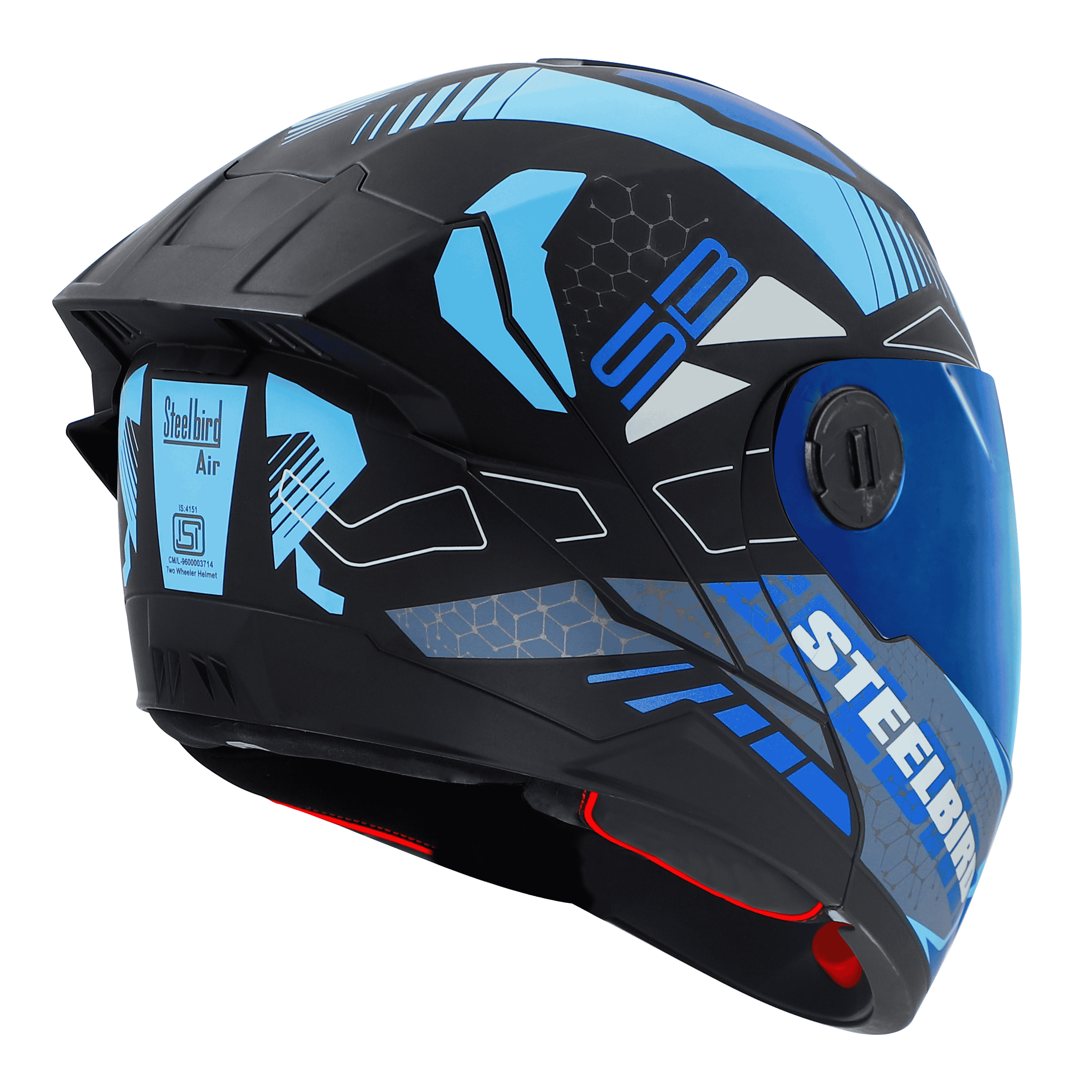 SBA-8 ZAGGY MAT BLACK JAZZ BLUE - BLUE 