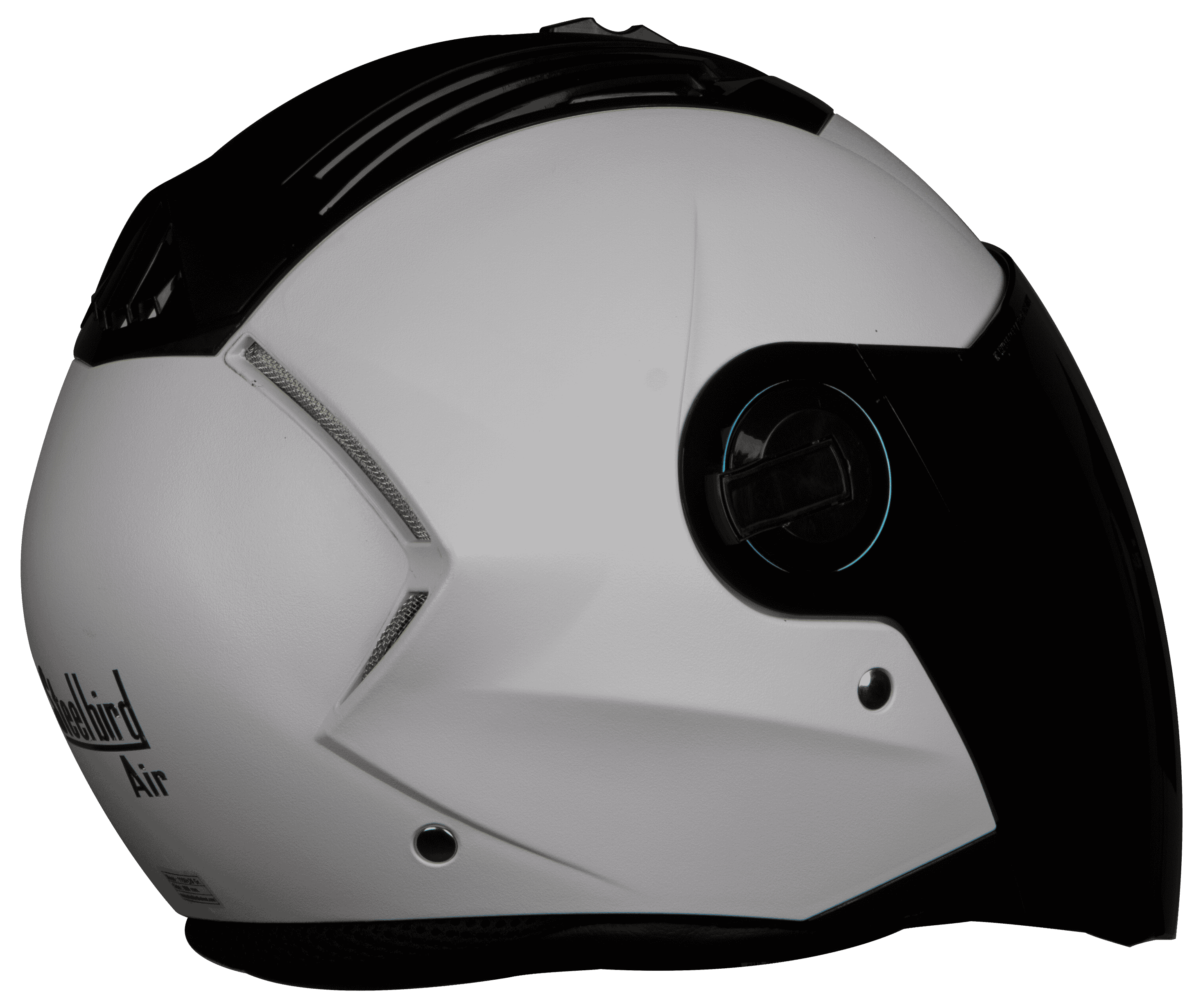 SBA-3 DASHING WHITE ( Fitted With Clear Visor Extra Rainbow Chrome Visor Free)