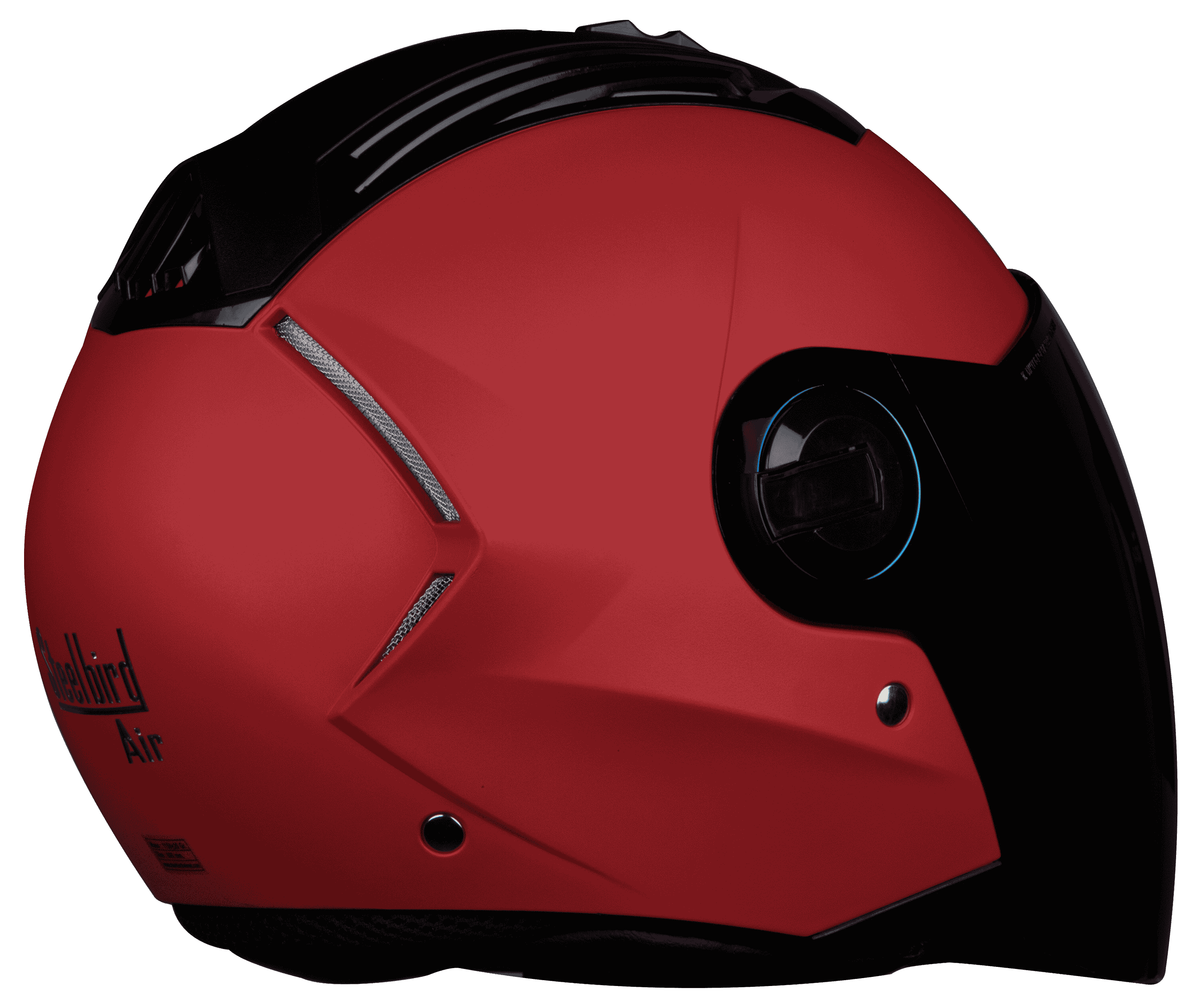 SBA-3 MAT SPORTS RED( Fitted With Clear Visor  Extra Gold Chrome Visor Free)