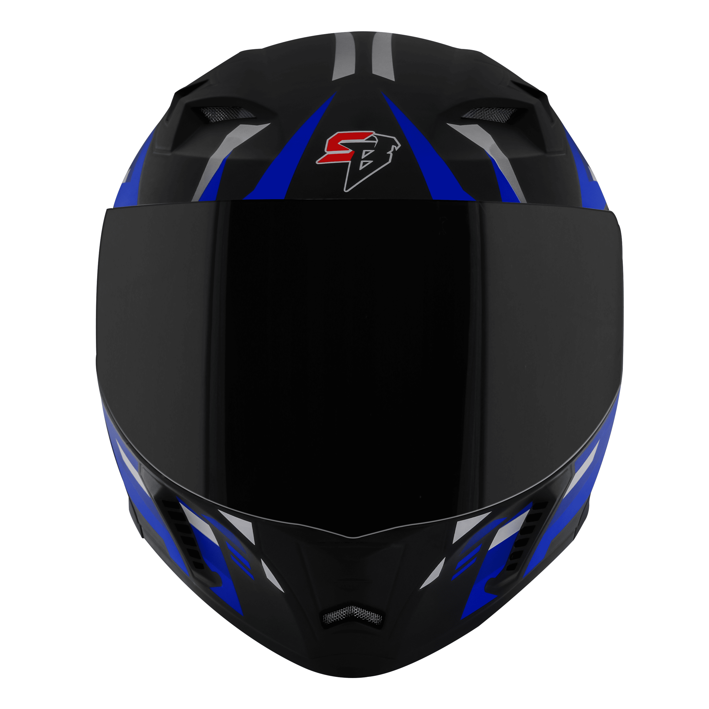 SBA-20 SHIELD X GLOSSY BLACK WITH BLUE