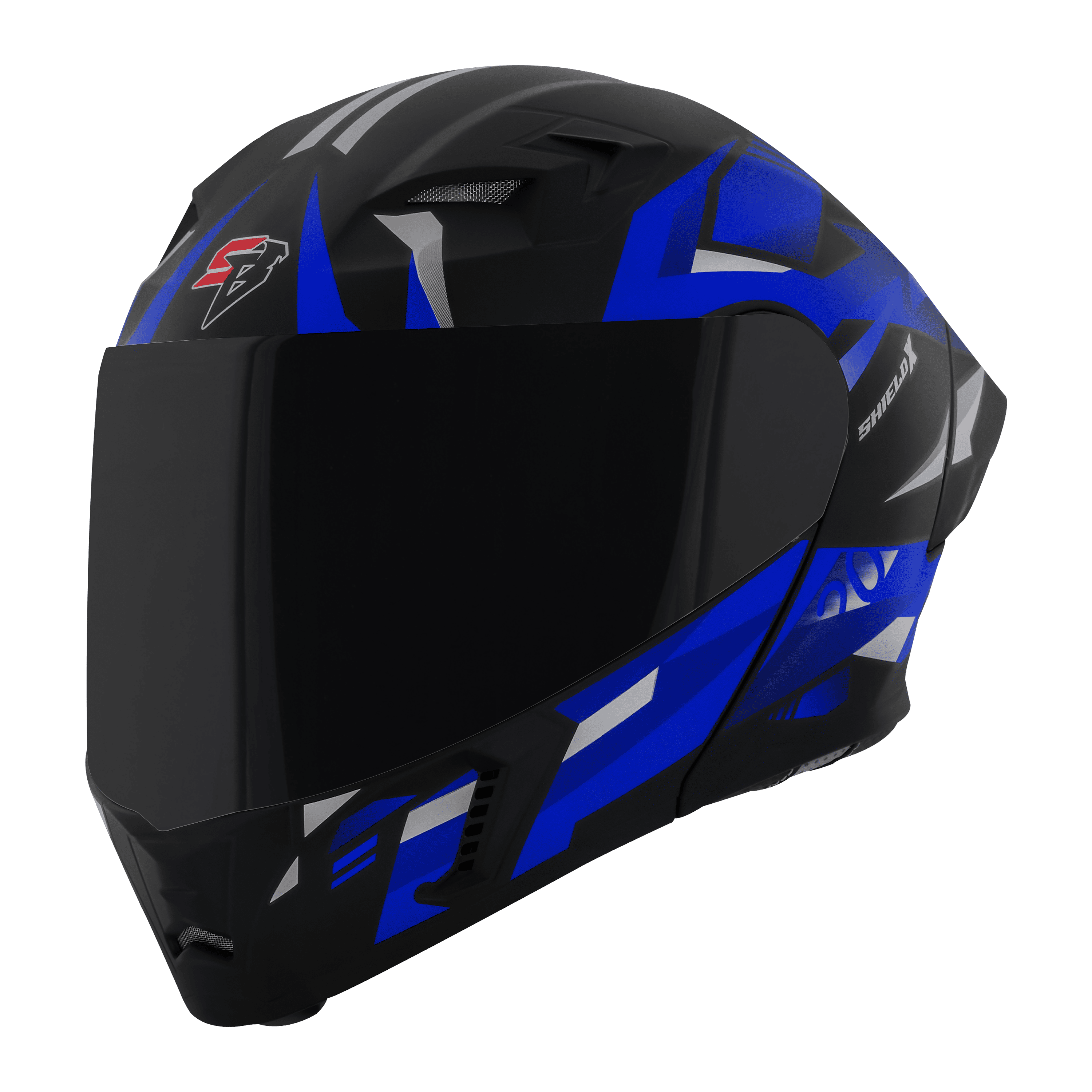 SBA-20 SHIELD X GLOSSY BLACK WITH BLUE