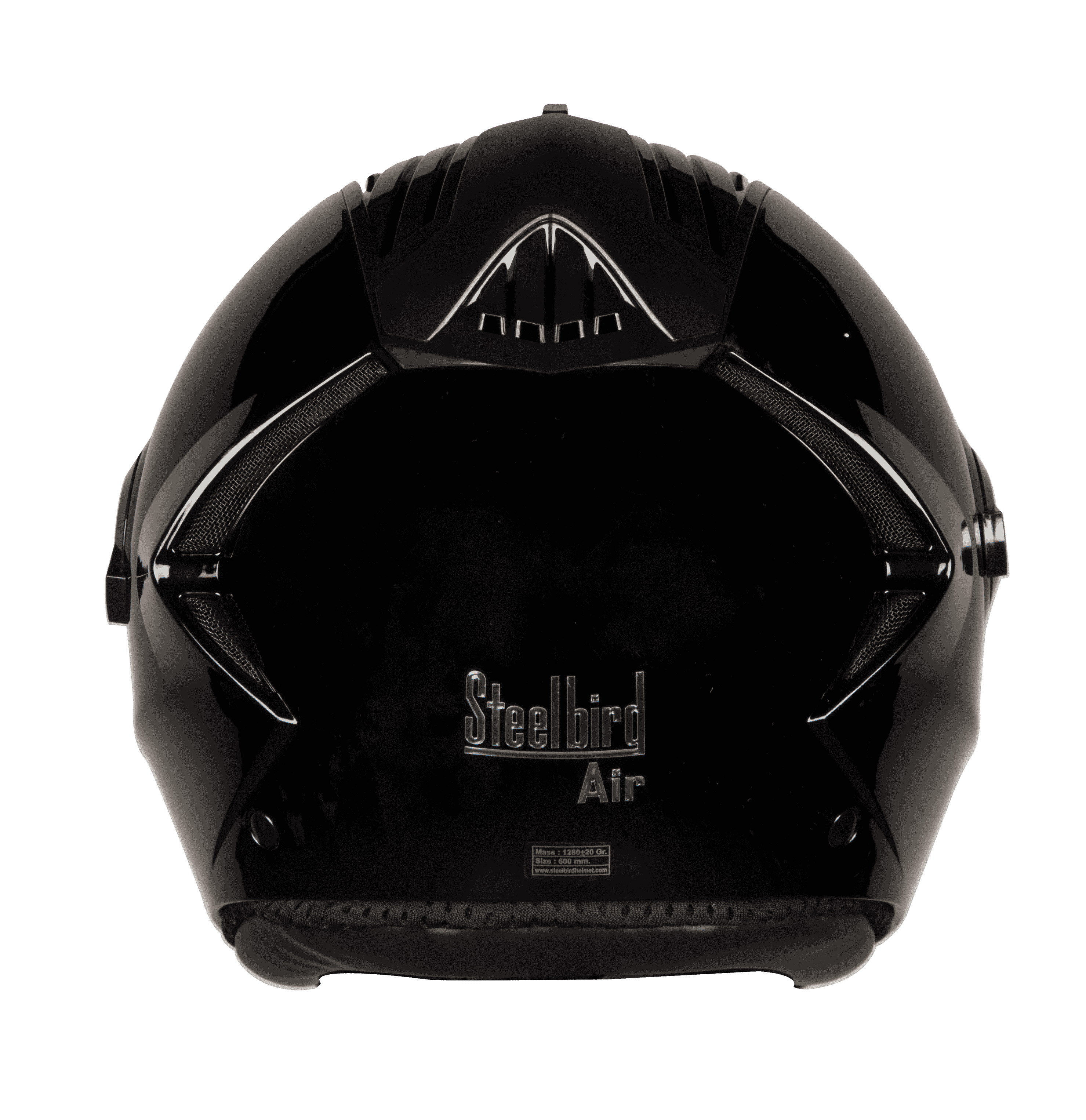 SBA-2 GLOSSY Black Hawk ( Fitted With Clear Visor  Extra Smoke Visor Free)